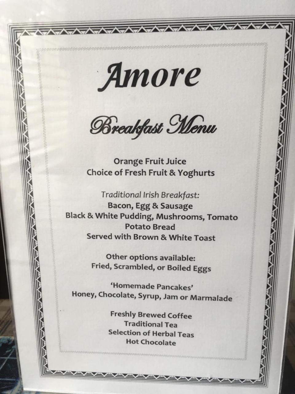 Amore Bed & Breakfast Derry Extérieur photo